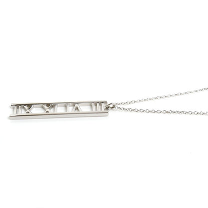 TIFFANY&Co. ティファニー K18WG ホワイトゴールド アトラス オープン ネックレス 3.5g 41cm レディース【中古】