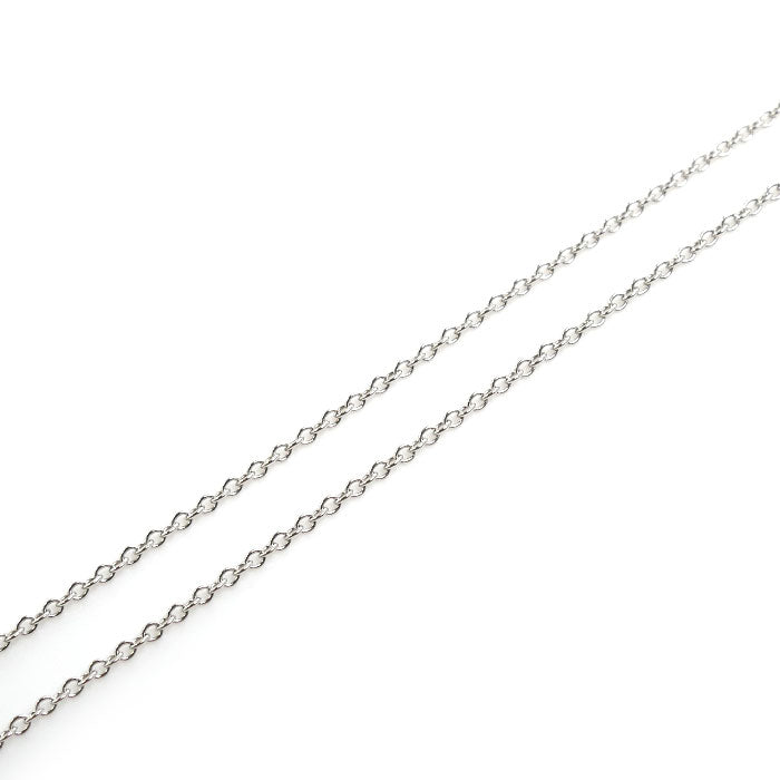 TIFFANY&Co. ティファニー K18WG ホワイトゴールド アトラス オープン ネックレス 3.5g 41cm レディース【中古】