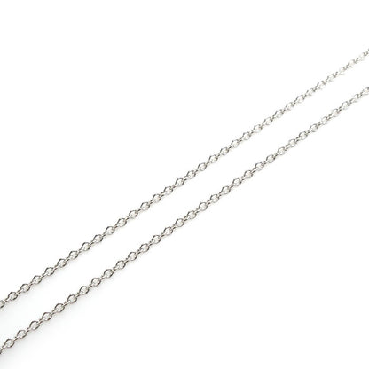 TIFFANY&Co. ティファニー K18WG ホワイトゴールド アトラス オープン ネックレス 3.5g 41cm レディース【中古】