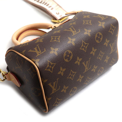 LOUIS VUITTON ルイ・ヴィトン スピーディ･バンドリエール 20 ショルダーバッグ ベージュ M46222 IC レディース【中古】【美品】