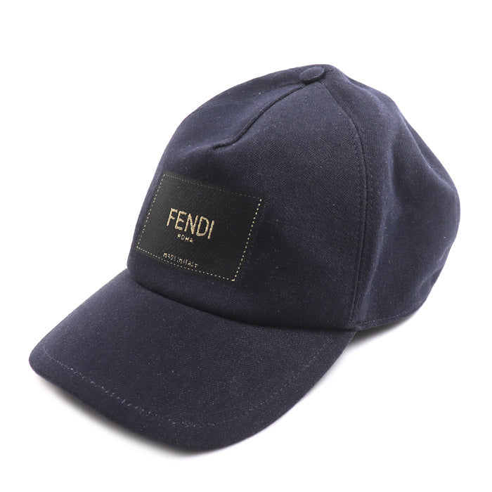 FENDI フェンディ キャップ ネイビー FXQ768 ユニセックス【中古】