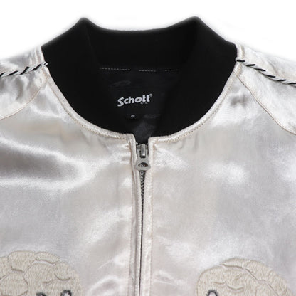 schott ショット 蛇髑髏 スカジャン キナリ 782-5252004 M メンズ【中古】