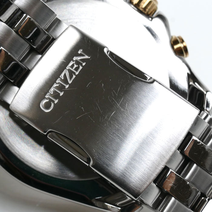 CITIZEN シチズン エコドライブ　ダブルダイレクトフライト 腕時計 ソーラー AT9064-53A/H820-T021701 電波 メンズ【中古】