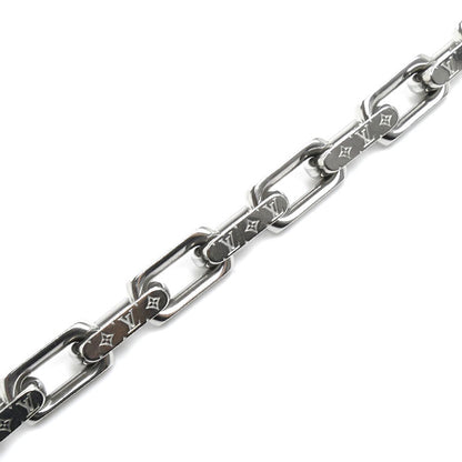 LOUIS VUITTON ルイ・ヴィトン メタル チェーン モノグラム ブレスレット M00308 M 44.7g 19cm メンズ【中古】