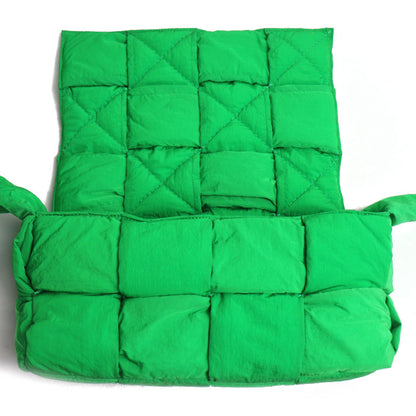 BOTTEGAVENETA ボッテガヴェネタ パデッド テック カセット ショルダーバッグ パラキート 628951 VB081 3724 レディース【中古】