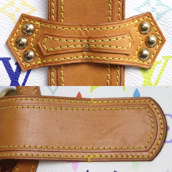 LOUIS VUITTON ルイ・ヴィトン テダPM ハンドバッグ マルチカラー ブロン（ホワイト） M92348 FL0034 レディース【中古】