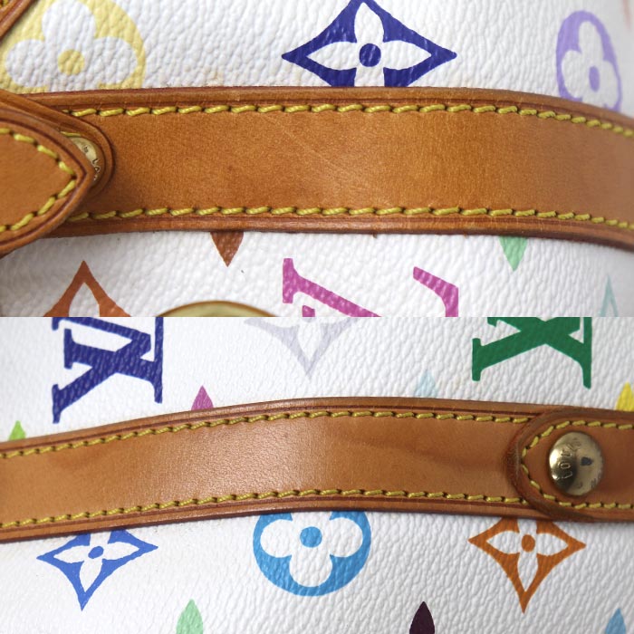 LOUIS VUITTON ルイ・ヴィトン テダPM ハンドバッグ マルチカラー ブロン（ホワイト） M92348 FL0034 レディース【中古】