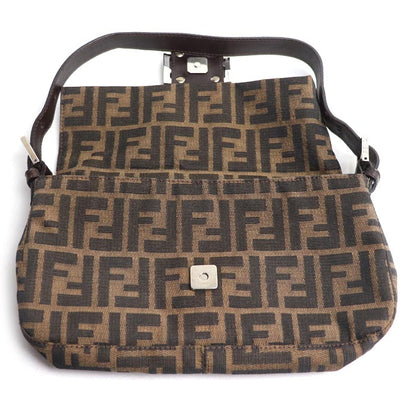 FENDI フェンディ マンマバケット ズッカ柄 ハンドバッグ ブラウン 26424 レディース【中古】
