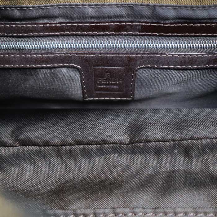 FENDI フェンディ マンマバケット ズッカ柄 ハンドバッグ ブラウン 26424 レディース【中古】
