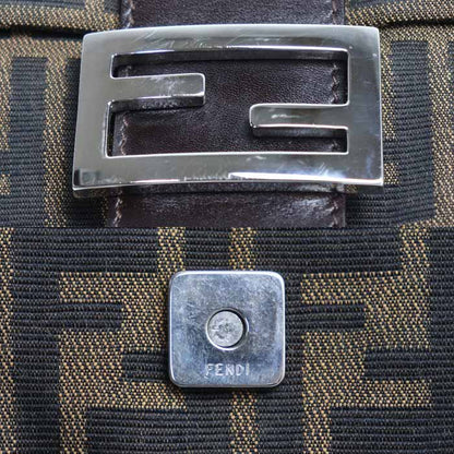 FENDI フェンディ マンマバケット ズッカ柄 ハンドバッグ ブラウン 26424 レディース【中古】