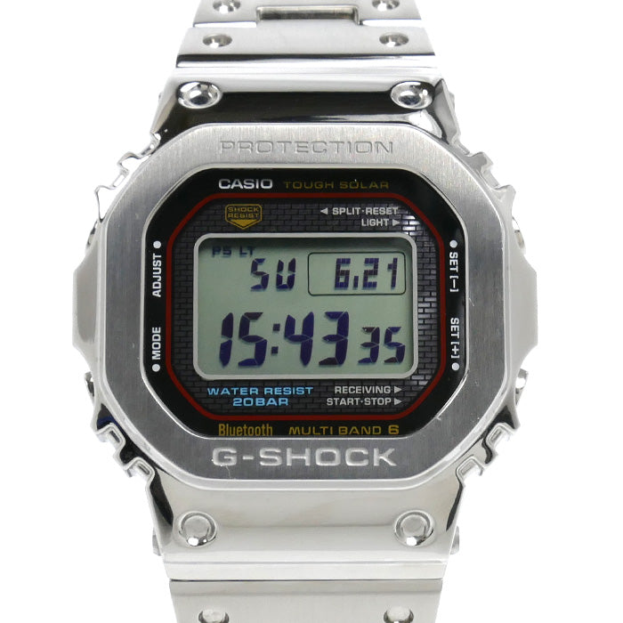 CASIO カシオ G-SHOCK フルメタル 腕時計 ソーラー GMW-B5000D-1JF 電波 メンズ【中古】