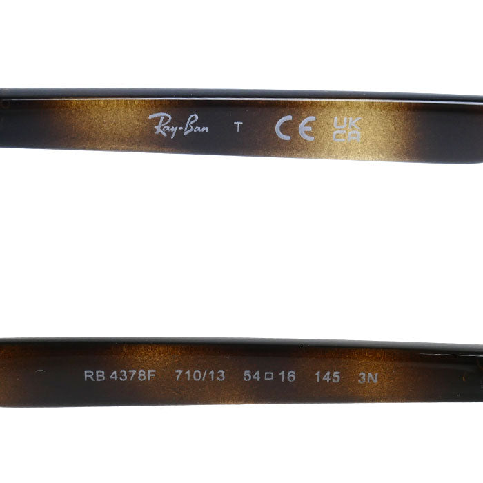Ray-Ban レイバン サングラス ブラウン ハバナ RB4378F 710/13 54□16 145 メンズ【中古】