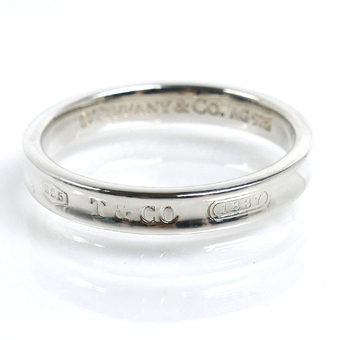 TIFFANY&Co. ティファニー シルバー925 1837 ナロー リング・指輪 24.5号 4.7g ユニセックス【中古】