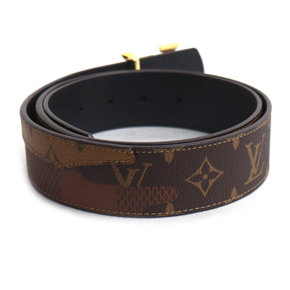 LOUIS VUITTON ルイ・ヴィトン LVディメンションリバーシブルベルト ベルト ブラウン M4394 BC2275 
95/38 メンズ【中古】【美品】