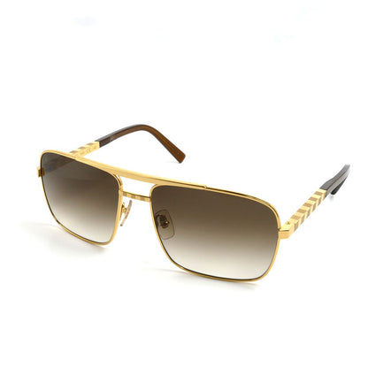 LOUIS VUITTON ルイ・ヴィトン サングラス・アティチュード サングラス ゴールド ブラウン Z0259U 59□16 140 S0137 メンズ【中古】