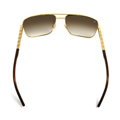 LOUIS VUITTON ルイ・ヴィトン サングラス・アティチュード サングラス ゴールド ブラウン Z0259U 59□16 140 S0137 メンズ【中古】