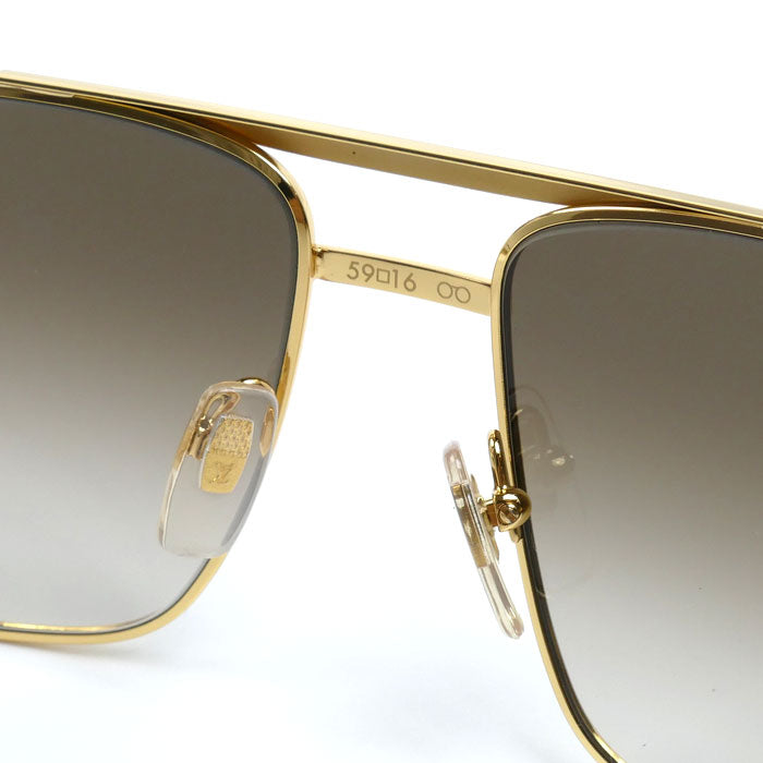LOUIS VUITTON ルイ・ヴィトン サングラス・アティチュード サングラス ゴールド ブラウン Z0259U 59□16 140 S0137 メンズ【中古】