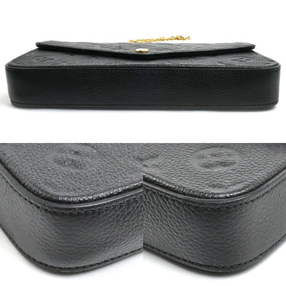 LOUIS VUITTON ルイ・ヴィトン ポシェット・フェリシー ショルダーバッグ モノグラム・アンプラント ノワール M82477 IC レディース【中古】