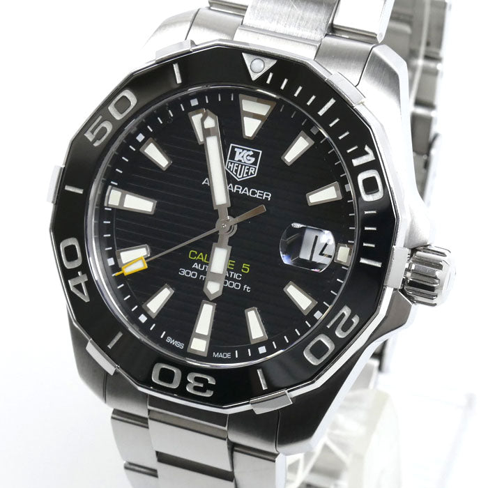TAG HEUER タグホイヤー アクアレーサー 腕時計 自動巻き WAY211A.BA0928 メンズ【中古】