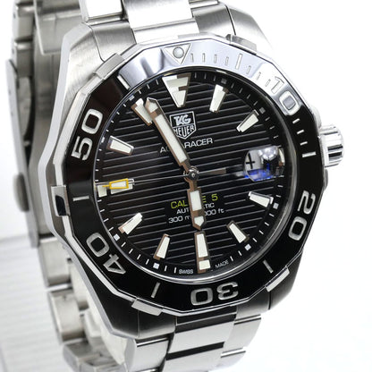 TAG HEUER タグホイヤー アクアレーサー 腕時計 自動巻き WAY211A.BA0928 メンズ【中古】