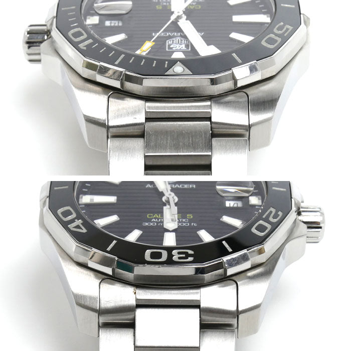 TAG HEUER タグホイヤー アクアレーサー 腕時計 自動巻き WAY211A.BA0928 メンズ【中古】