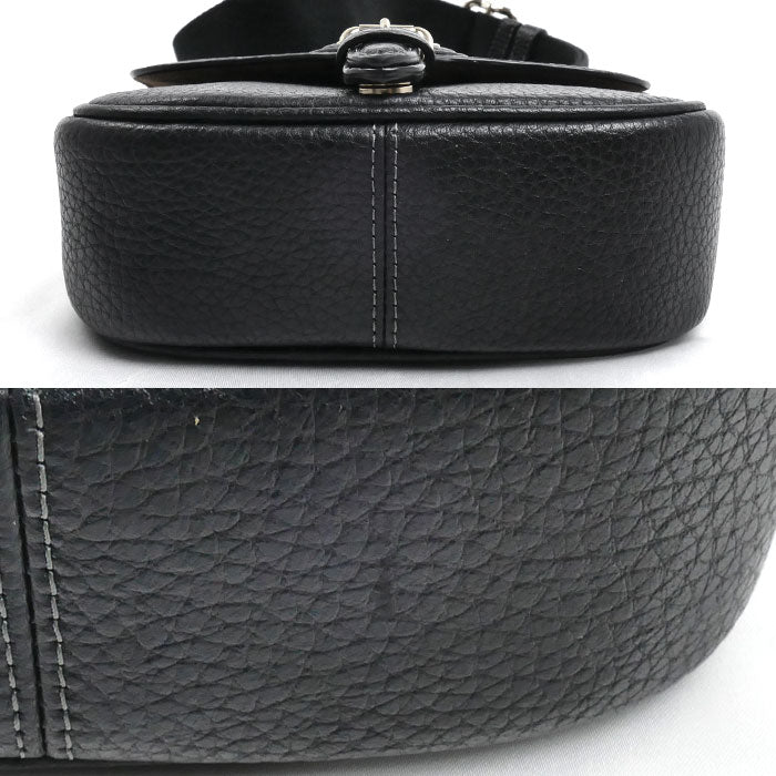 COACH コーチ アメリア スモール サドル バッグ ショルダーバッグ ブラック CP001 アウトレット レディース【中古】【美品】