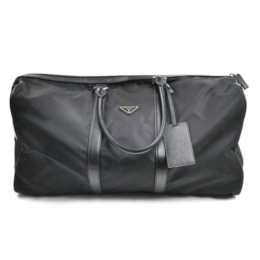 PRADA プラダ ボストンバッグ ブラック ユニセックス【中古】