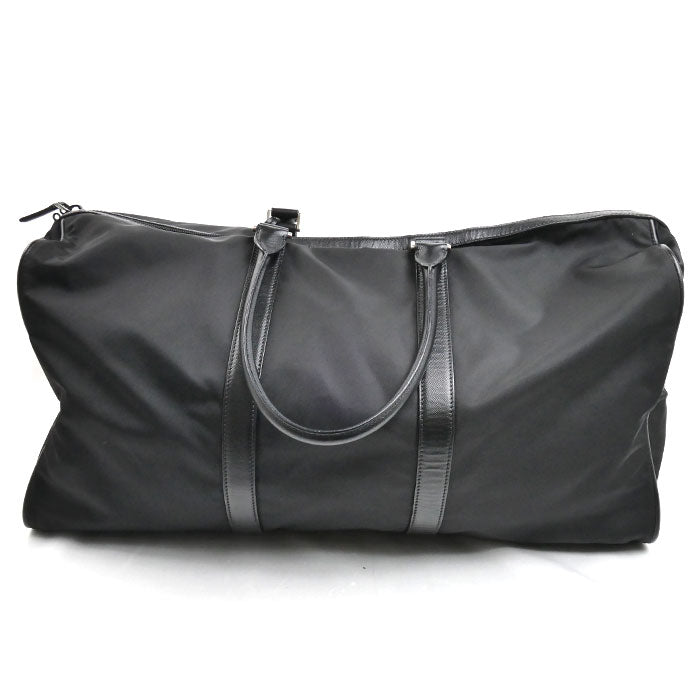 PRADA プラダ ボストンバッグ ブラック ユニセックス【中古】