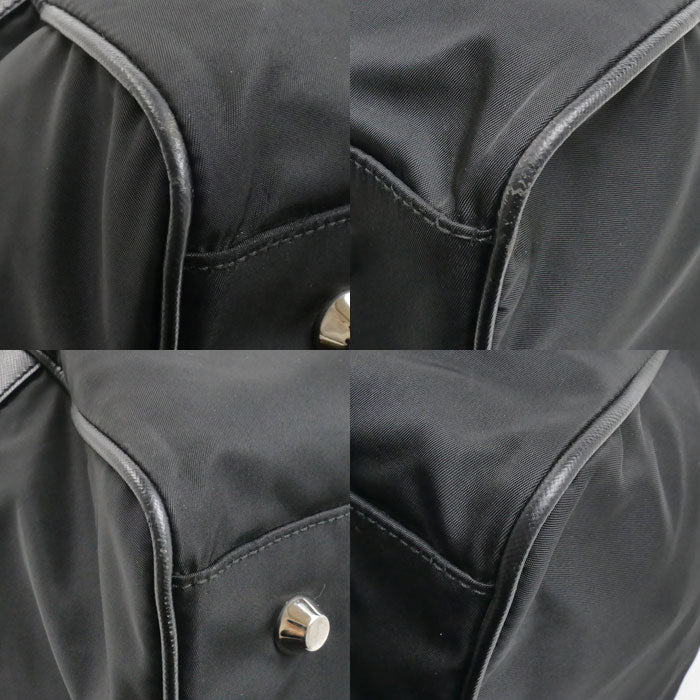 PRADA プラダ ボストンバッグ ブラック ユニセックス【中古】