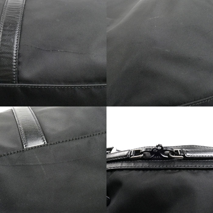 PRADA プラダ ボストンバッグ ブラック ユニセックス【中古】