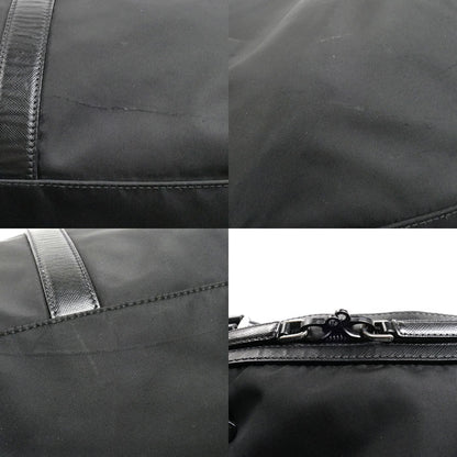 PRADA プラダ ボストンバッグ ブラック ユニセックス【中古】