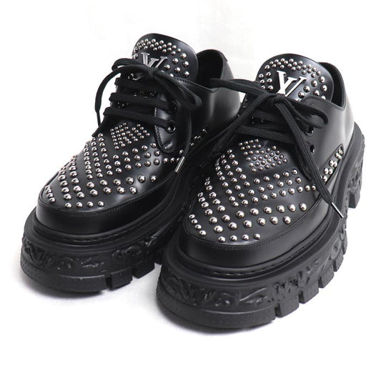 LOUIS VUITTON ルイ・ヴィトン バロック・ライン ダービー ブラック DI0233 7 メンズ【中古】【極美品】