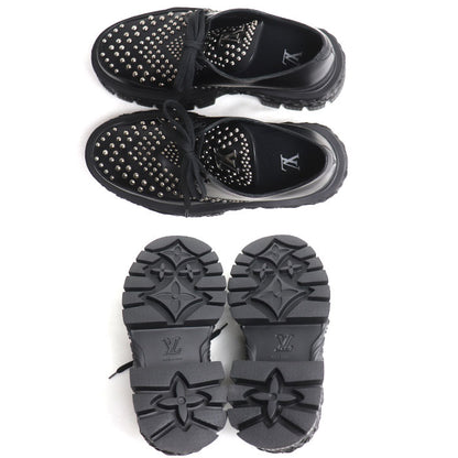 LOUIS VUITTON ルイ・ヴィトン バロック・ライン ダービー ブラック DI0233 7 メンズ【中古】【極美品】
