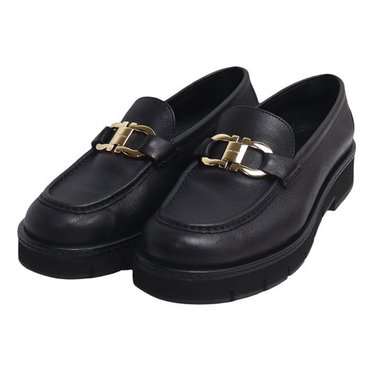 Salvatore Ferragamo サルヴァトーレフェラガモ ガンチーニ モカシン ローファー ブラック 01H682 769287 レディース【中古】【美品】
