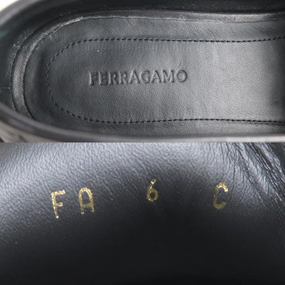 Salvatore Ferragamo サルヴァトーレフェラガモ ガンチーニ モカシン ローファー ブラック 01H682 769287 レディース【中古】【美品】