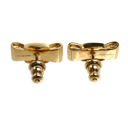 Salvatore Ferragamo サルヴァトーレフェラガモ 真鍮 ヴァラ ピアス 760546 998984 3.8g レディース【中古】