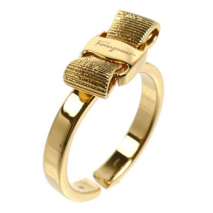 Salvatore Ferragamo サルヴァトーレフェラガモ 真鍮 ヴァラ リング・指輪 760545 998983 11号 52 3.5g レディース【中古】