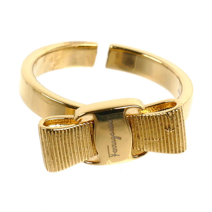 Salvatore Ferragamo サルヴァトーレフェラガモ 真鍮 ヴァラ リング・指輪 760545 998983 11号 52 3.5g レディース【中古】