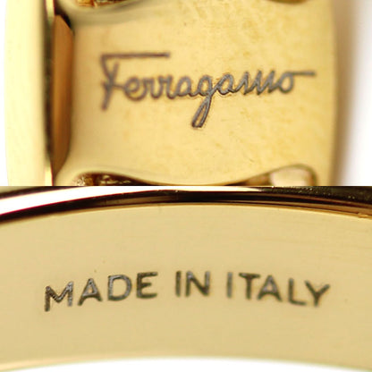 Salvatore Ferragamo サルヴァトーレフェラガモ 真鍮 ヴァラ リング・指輪 760545 998983 11号 52 3.5g レディース【中古】