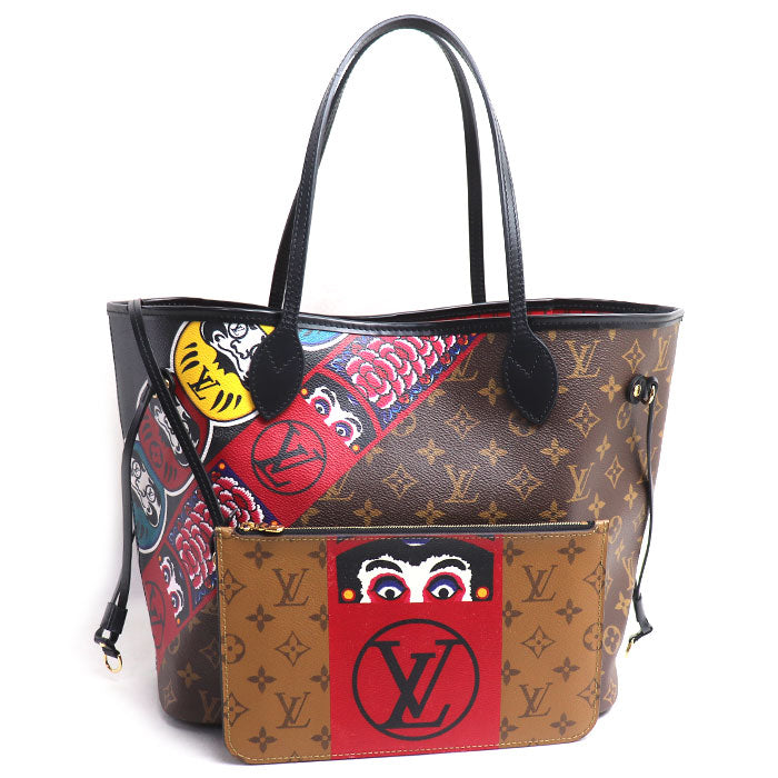 LOUIS VUITTON ルイ・ヴィトン ネヴァーフルMM 山本寛斎コラボ トートバッグ モノグラム ブラウン M43499 GI3167 レディース【中古】