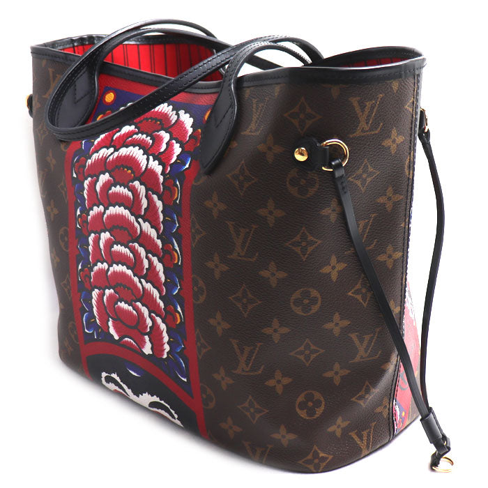 LOUIS VUITTON ルイ・ヴィトン ネヴァーフルMM 山本寛斎コラボ トートバッグ モノグラム ブラウン M43499 GI3167 レディース【中古】