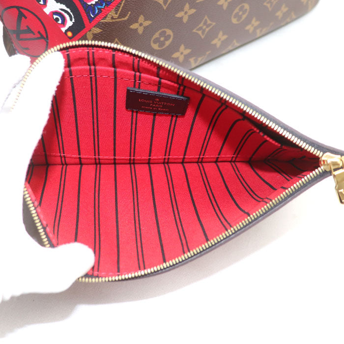 LOUIS VUITTON ルイ・ヴィトン ネヴァーフルMM 山本寛斎コラボ トートバッグ モノグラム ブラウン M43499 GI3167 レディース【中古】