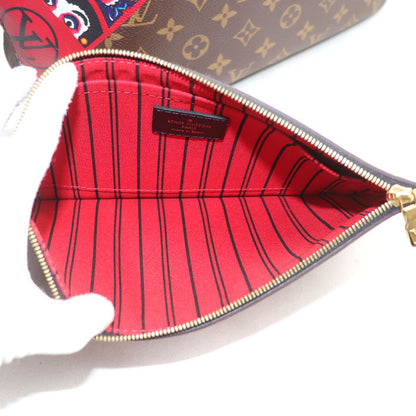 LOUIS VUITTON ルイ・ヴィトン ネヴァーフルMM 山本寛斎コラボ トートバッグ モノグラム ブラウン M43499 GI3167 レディース【中古】