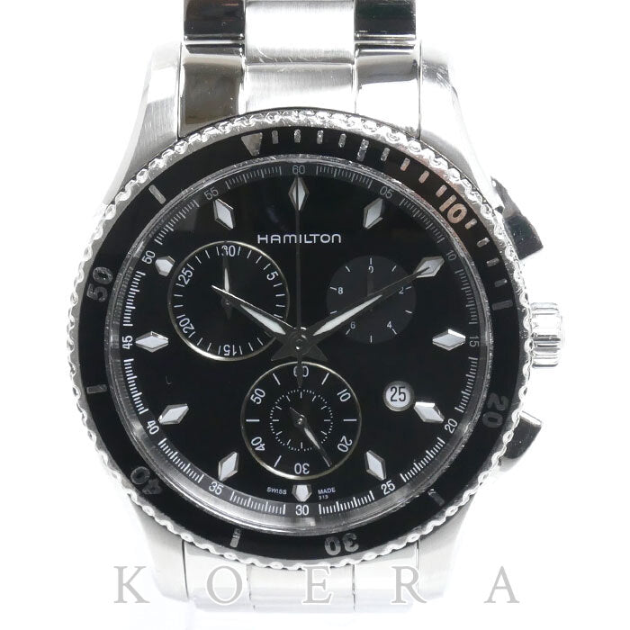 HAMILTON ハミルトン ジャズマスター 腕時計 電池式 H37512131/H375121 シービュークロノ メンズ【中古】