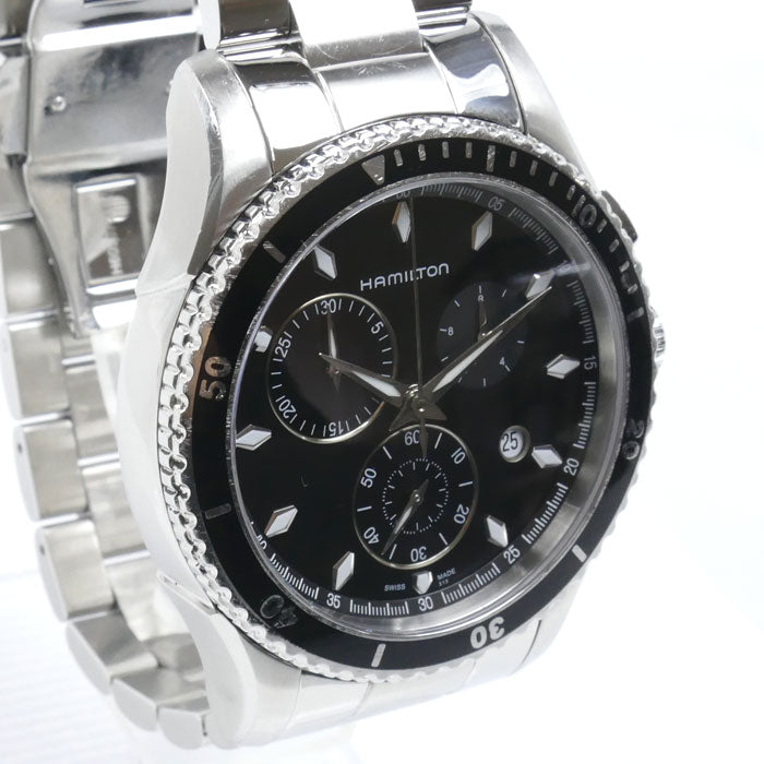HAMILTON ハミルトン ジャズマスター 腕時計 電池式 H37512131/H375121 シービュークロノ メンズ【中古】