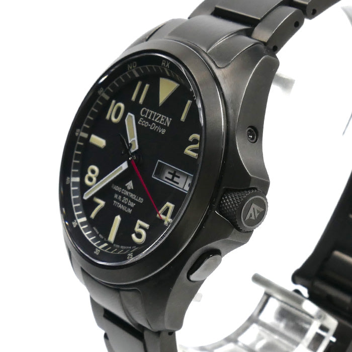 CITIZEN シチズン PROMASTER LAND 腕時計 ソーラー AT6085-50E 電波 メンズ【中古】【美品】