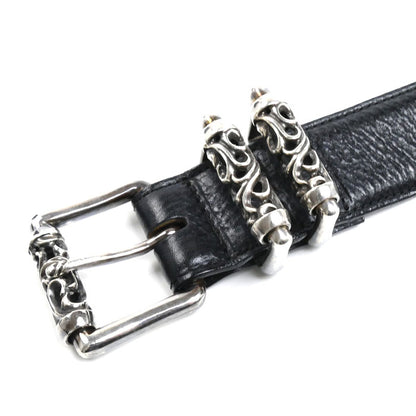 CHROME HEARTS クロムハーツ 3PC ローラー 1.5inch ベルト 2241-304-2200-0990 36 メンズ 925【中古】