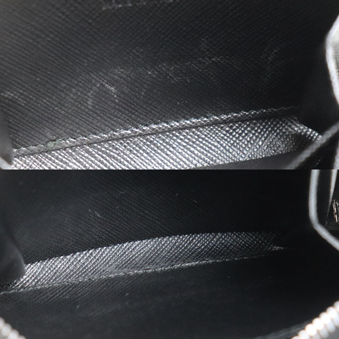 PRADA プラダ トライアングル コインケース ブラック 2MM003_QHH_F0002 IC ユニセックス【中古】