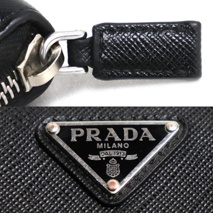 PRADA プラダ トライアングル コインケース ブラック 2MM003_QHH_F0002 IC ユニセックス【中古】