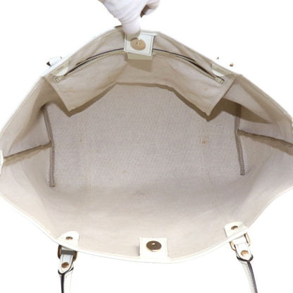 GUCCI グッチ GGスプリーム トートバッグ ベージュ×ホワイト 197953 レディース【中古】